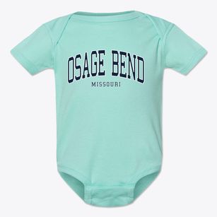 Osage Bend Missouri Traditional Baby Onesie