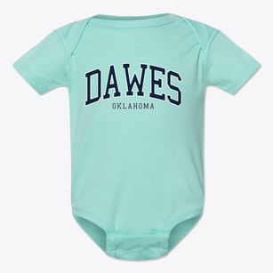 Dawes Oklahoma Traditional Baby Onesie