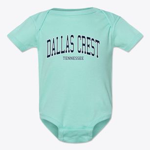 Dallas Crest Tennessee Traditional Baby Onesie