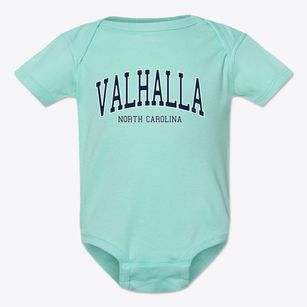 Valhalla North Carolina Traditional Baby Onesie