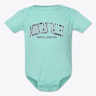 Mountain Valley North Carolina Traditional Baby Onesie