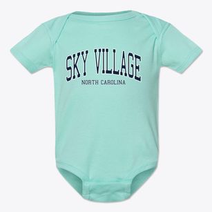 Sky Village North Carolina Traditional Baby Onesie