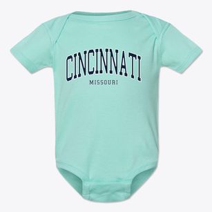 Cincinnati Missouri Traditional Baby Onesie