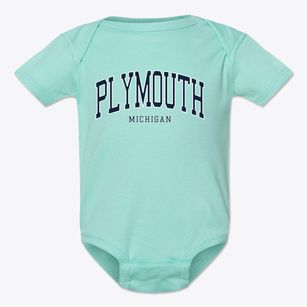 Plymouth Michigan Traditional Baby Onesie