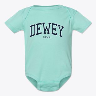Dewey Iowa Traditional Baby Onesie