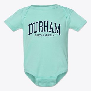 Durham North Carolina Traditional Baby Onesie