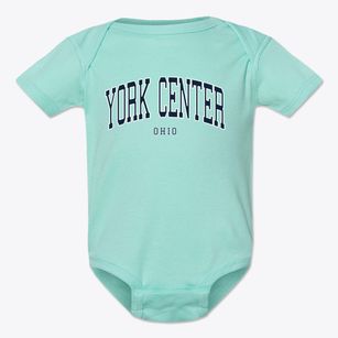 York Center Ohio Traditional Baby Onesie