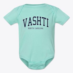 Vashti North Carolina Traditional Baby Onesie