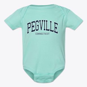 Pegville Connecticut Traditional Baby Onesie