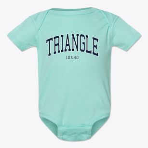 Triangle Idaho Traditional Baby Onesie