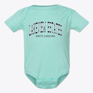 Lakeview Estates North Carolina Traditional Baby Onesie