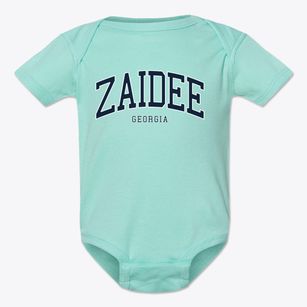 Zaidee Georgia Traditional Baby Onesie