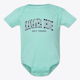 Kanawha Drive West Virginia Traditional Baby Onesie