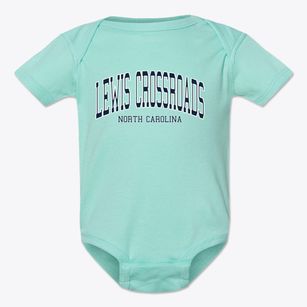 Lewis Crossroads North Carolina Traditional Baby Onesie
