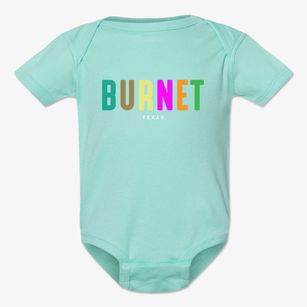 Burnet Texas Color Pop Baby Onesie