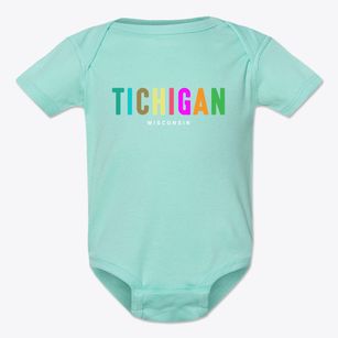 Tichigan Wisconsin Color Pop Baby Onesie
