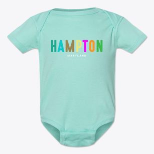 Hampton Maryland Color Pop Baby Onesie