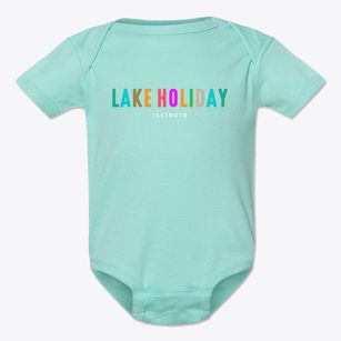 Lake Holiday Illinois Color Pop Baby Onesie