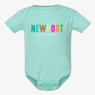 Newport North Carolina Color Pop Baby Onesie