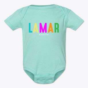Lamar Missouri Color Pop Baby Onesie