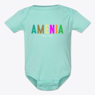 Amenia New York Color Pop Baby Onesie
