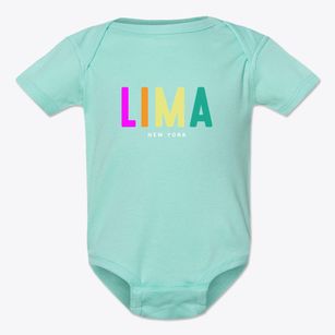 Lima New York Color Pop Baby Onesie