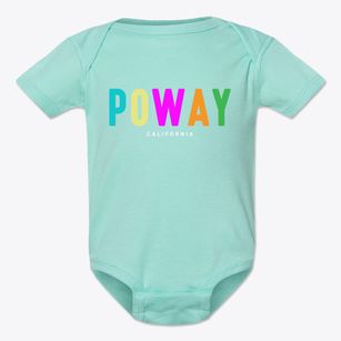 Poway California Color Pop Baby Onesie