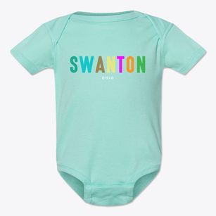 Swanton Ohio Color Pop Baby Onesie