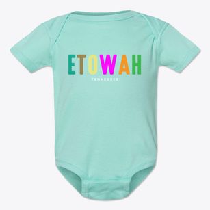Etowah Tennessee Color Pop Baby Onesie