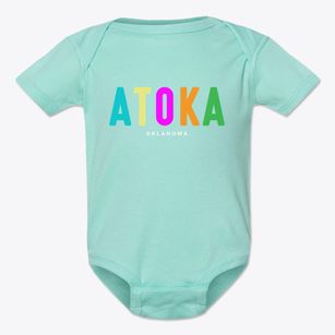 Atoka Oklahoma Color Pop Baby Onesie