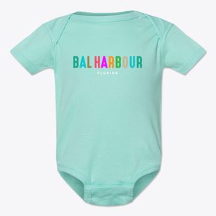 Bal Harbour Florida Color Pop Baby Onesie