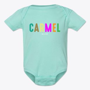 Carmel Maine Color Pop Baby Onesie