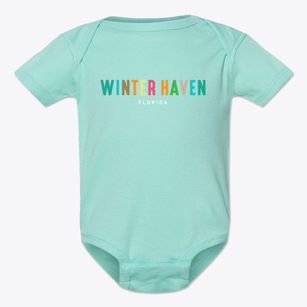 Winter Haven Florida Color Pop Baby Onesie