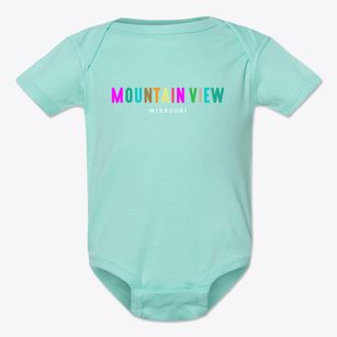 Mountain View Missouri Color Pop Baby Onesie