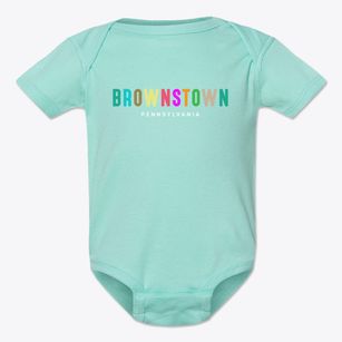 Brownstown Pennsylvania Color Pop Baby Onesie