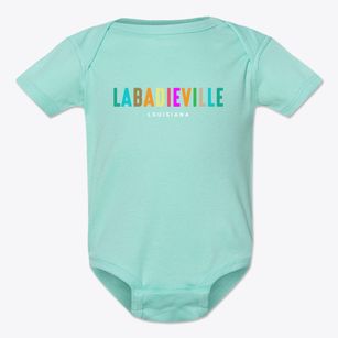 Labadieville Louisiana Color Pop Baby Onesie