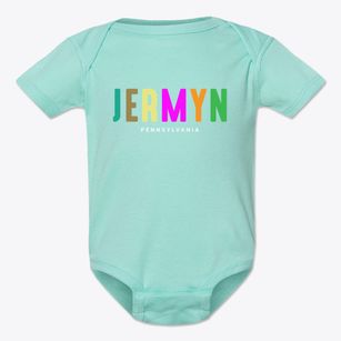 Jermyn Pennsylvania Color Pop Baby Onesie