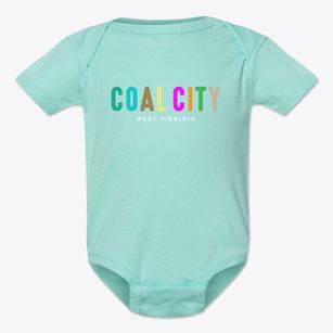 Coal City West Virginia Color Pop Baby Onesie