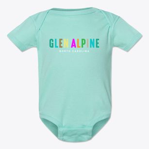 Glen Alpine North Carolina Color Pop Baby Onesie