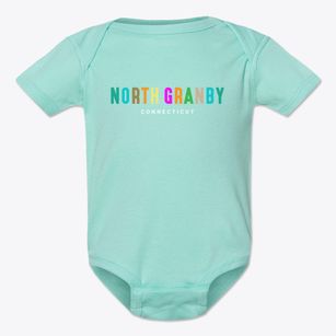 North Granby Connecticut Color Pop Baby Onesie