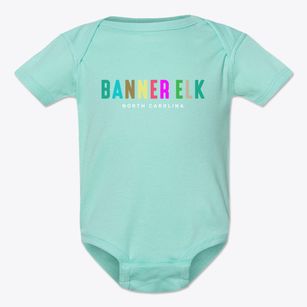 Banner Elk North Carolina Color Pop Baby Onesie