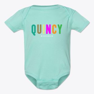 Quincy Wisconsin Color Pop Baby Onesie