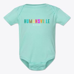 Humansville Missouri Color Pop Baby Onesie