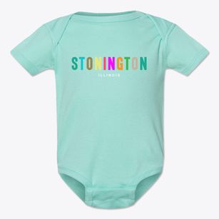 Stonington Illinois Color Pop Baby Onesie