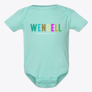Wendell Massachusetts Color Pop Baby Onesie