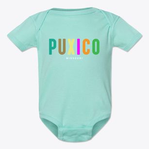 Puxico Missouri Color Pop Baby Onesie