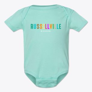 Russellville Missouri Color Pop Baby Onesie