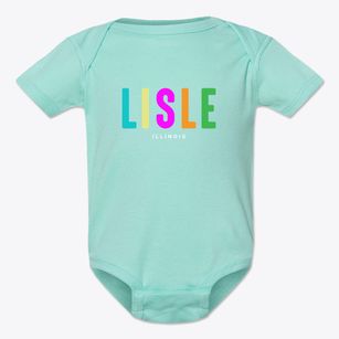 Lisle Illinois Color Pop Baby Onesie