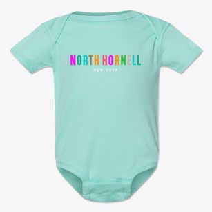 North Hornell New York Color Pop Baby Onesie