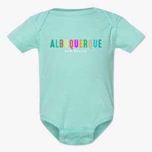 Albuquerque New Mexico Color Pop Baby Onesie